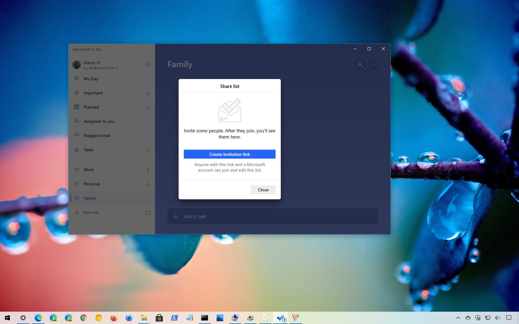 How To Share Microsoft To Do List With Other People Pureinfotech How To Share Microsoft To Do List With Other People Pureinfotech