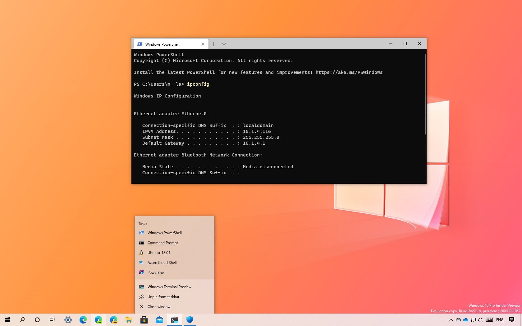 Windows Terminal picks up new features with version 1.4 - Pureinfotech