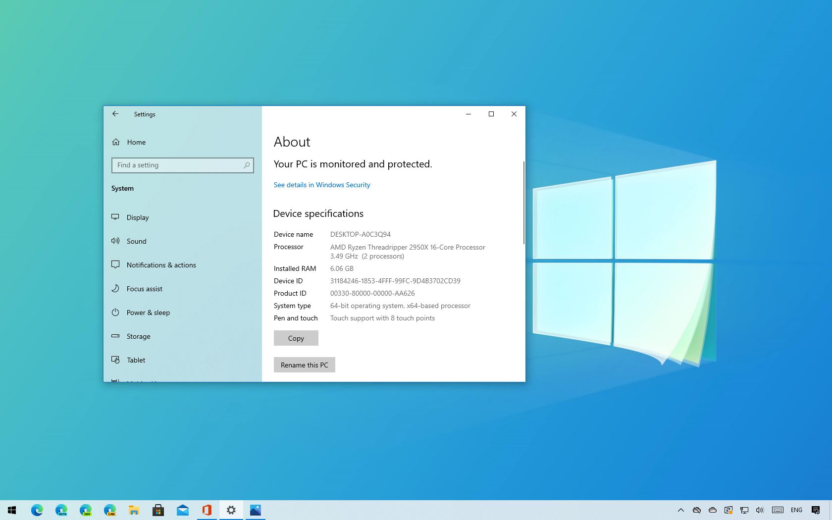 Windows 10 20H2 system requirements - Pureinfotech