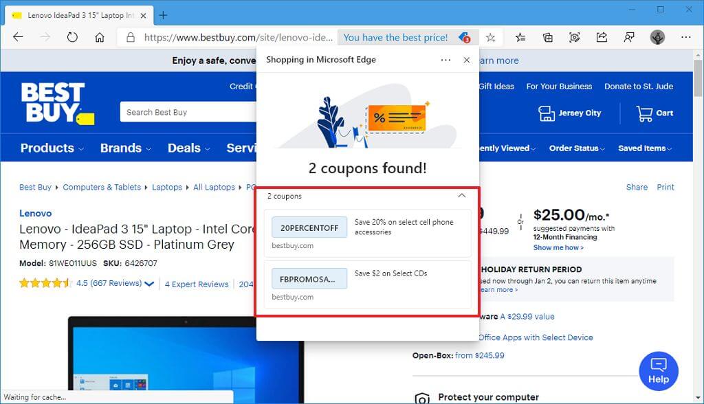 Microsoft Edge Gets Coupons Support And Shopping Features - Pureinfotech