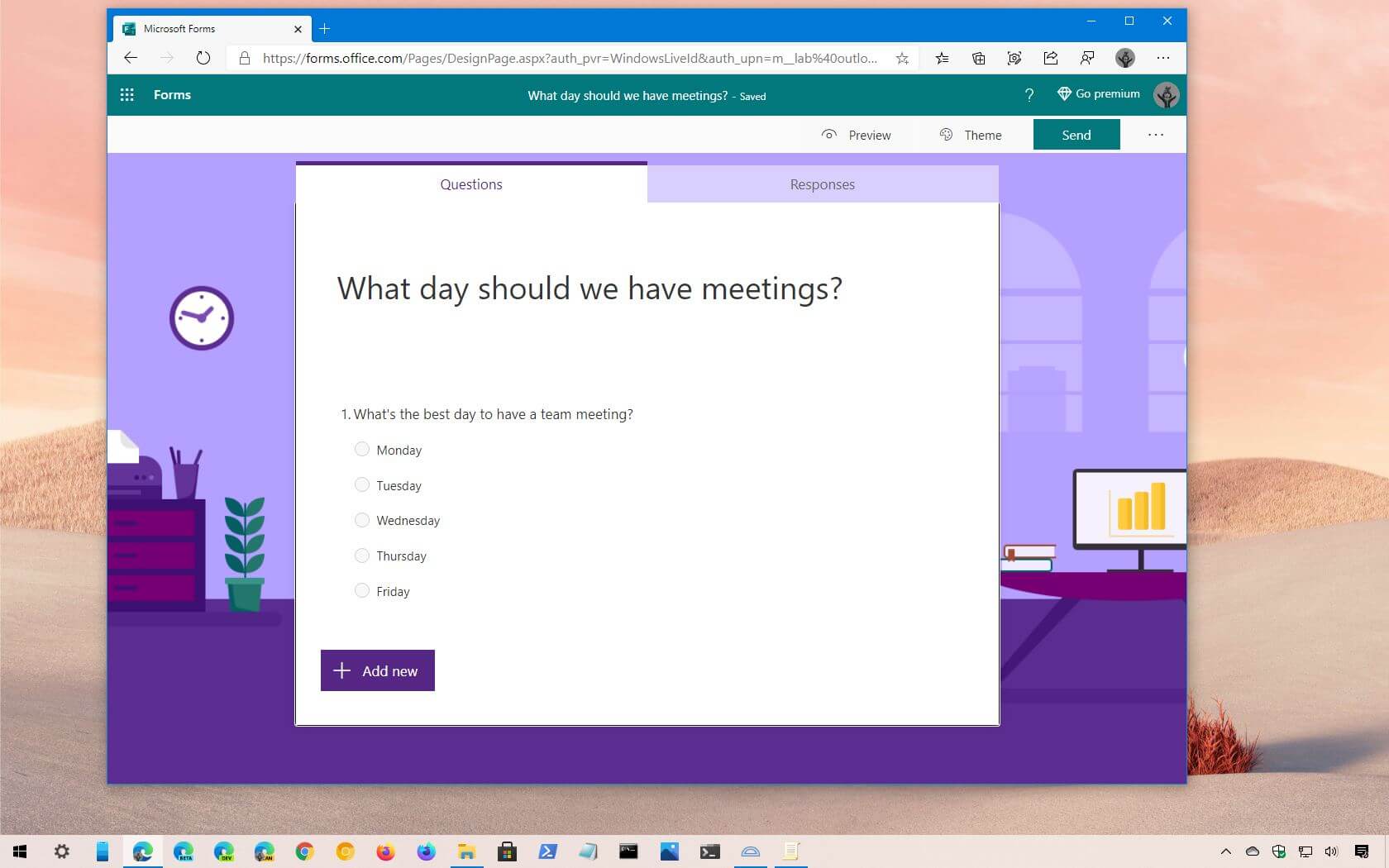 How to create poll with Microsoft Forms - Pureinfotech