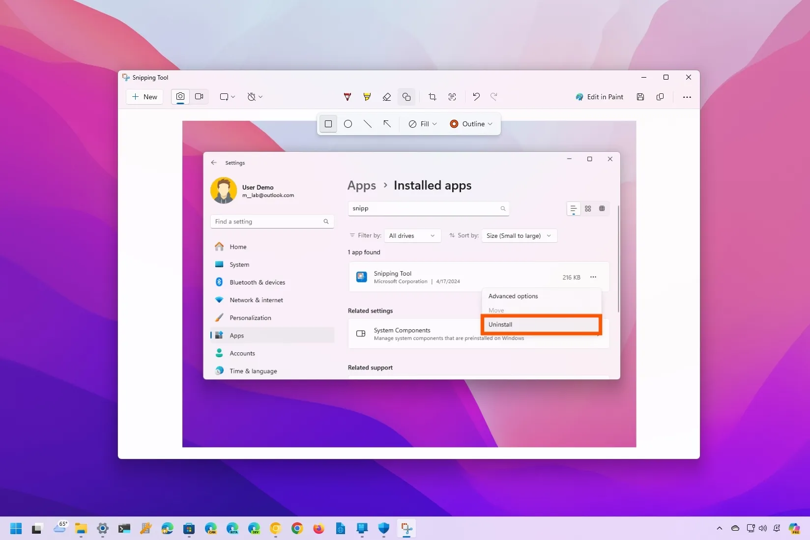 How to uninstall Snipping Tool app on Windows Pureinfotech