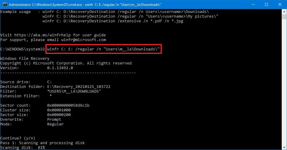 How To Recover Deleted Files Using Winfr Easy Mode On Windows 10 How To Recover Deleted Files Using Winfr Easy Mode On Windows 10