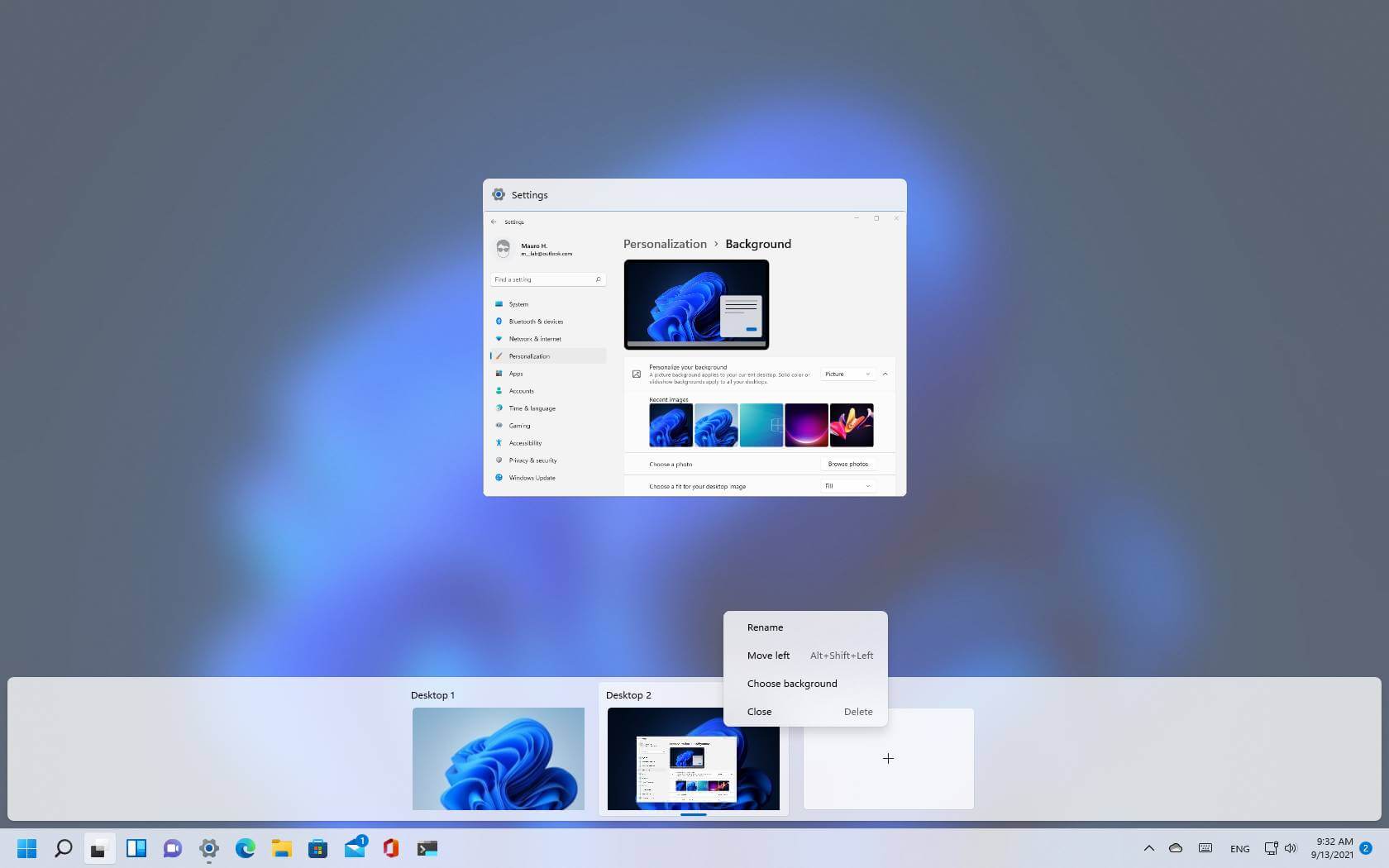 How to change Desktops background on Windows 11 - Pureinfotech