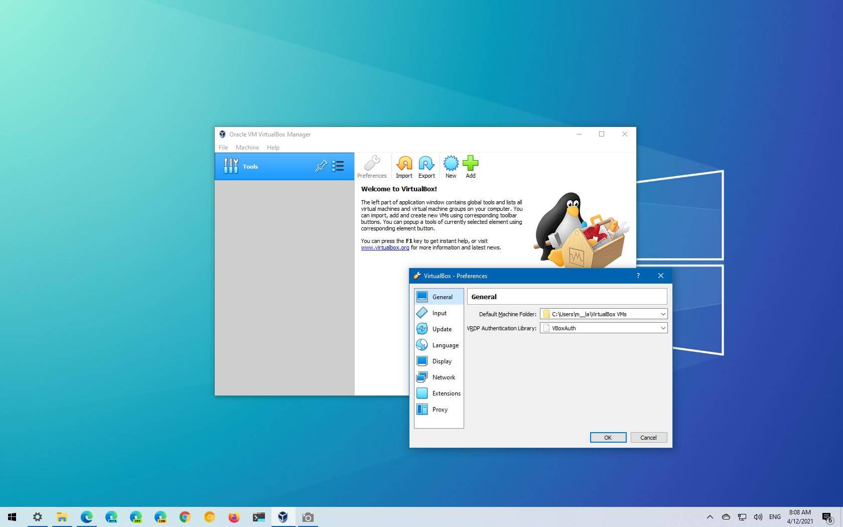 download oracle virtual machine for windows 10