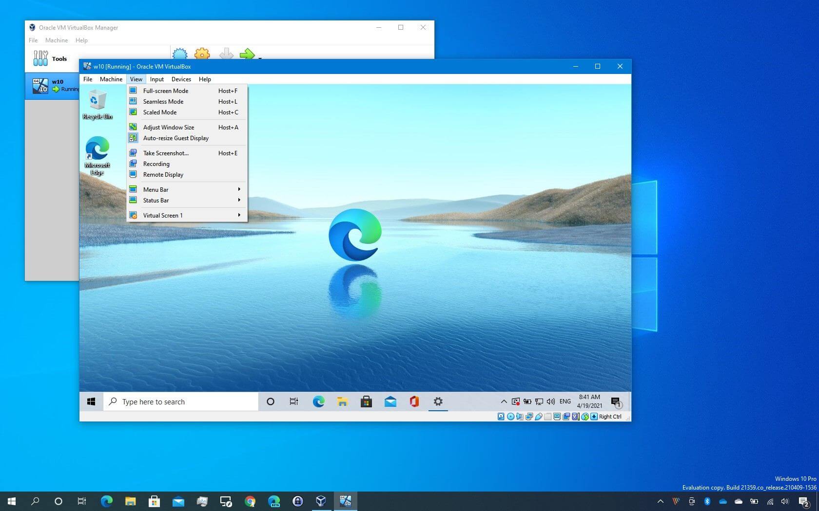 How To Make Windows 11 or 10 Virtual Machine Full Screen On 