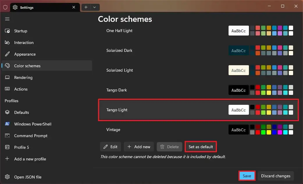 How To Change Color Scheme On Windows Terminal - Pureinfotech