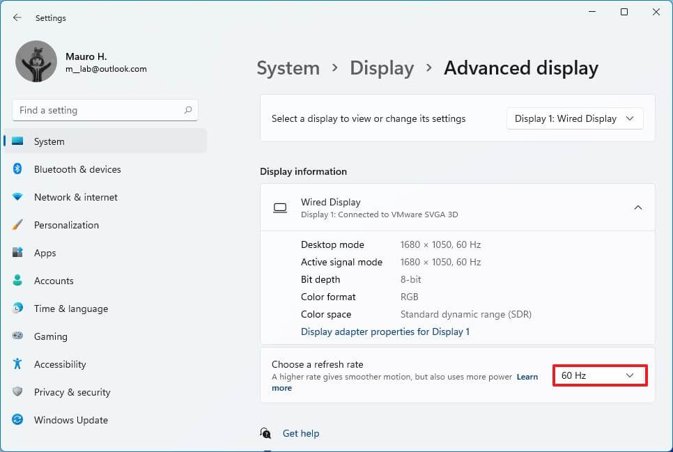 How To Enable Dynamic Refresh Rate (DRR) On Windows 11 - Pureinfotech