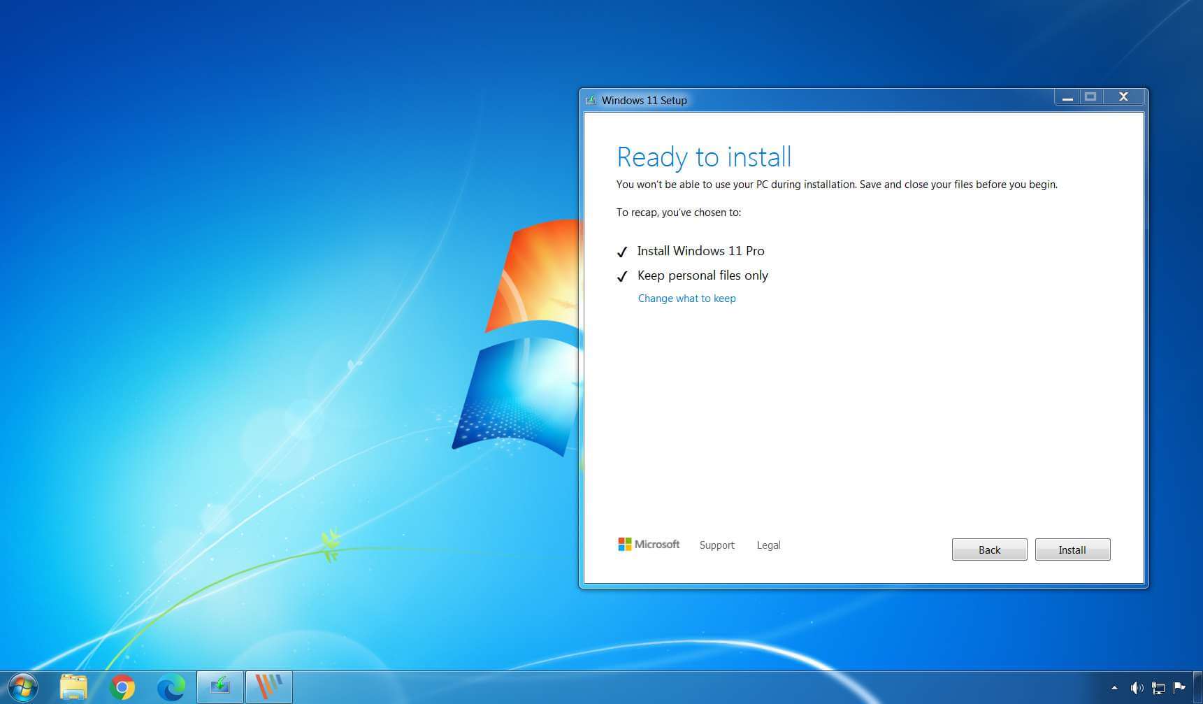 Can I directly install Windows 11 on Windows 7?