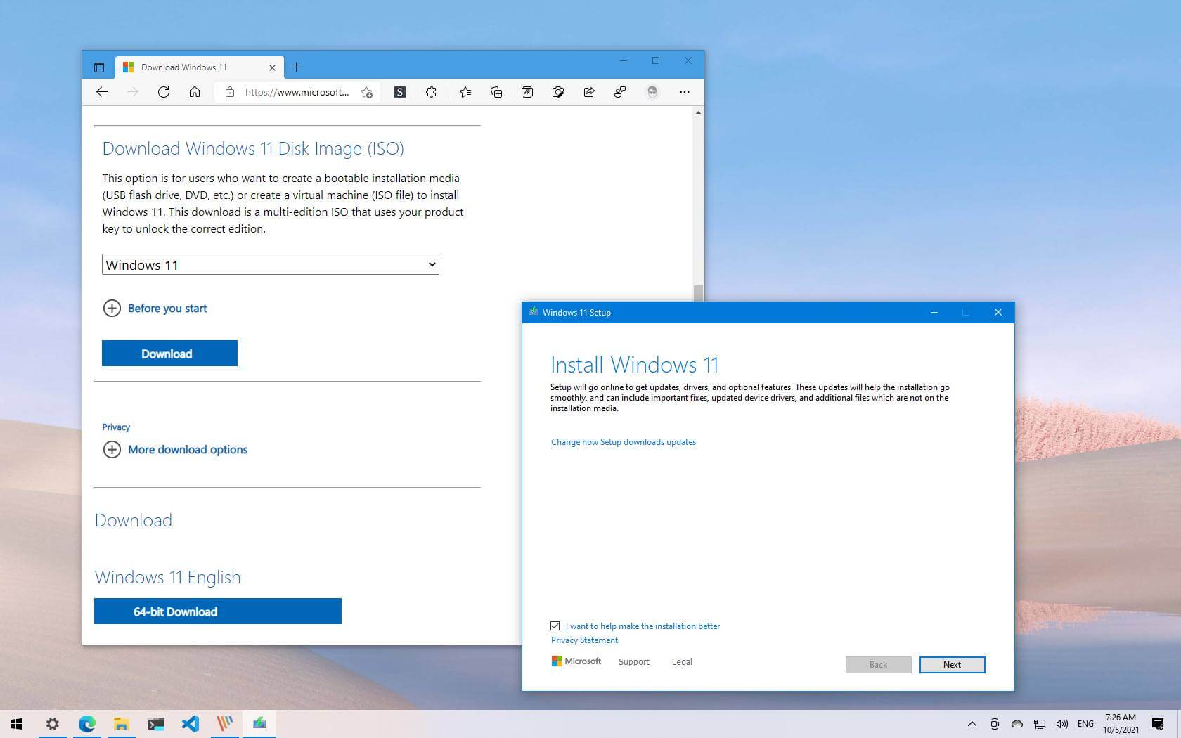 Windows 11 ISO file direct download without Media Creation Tool -  Pureinfotech