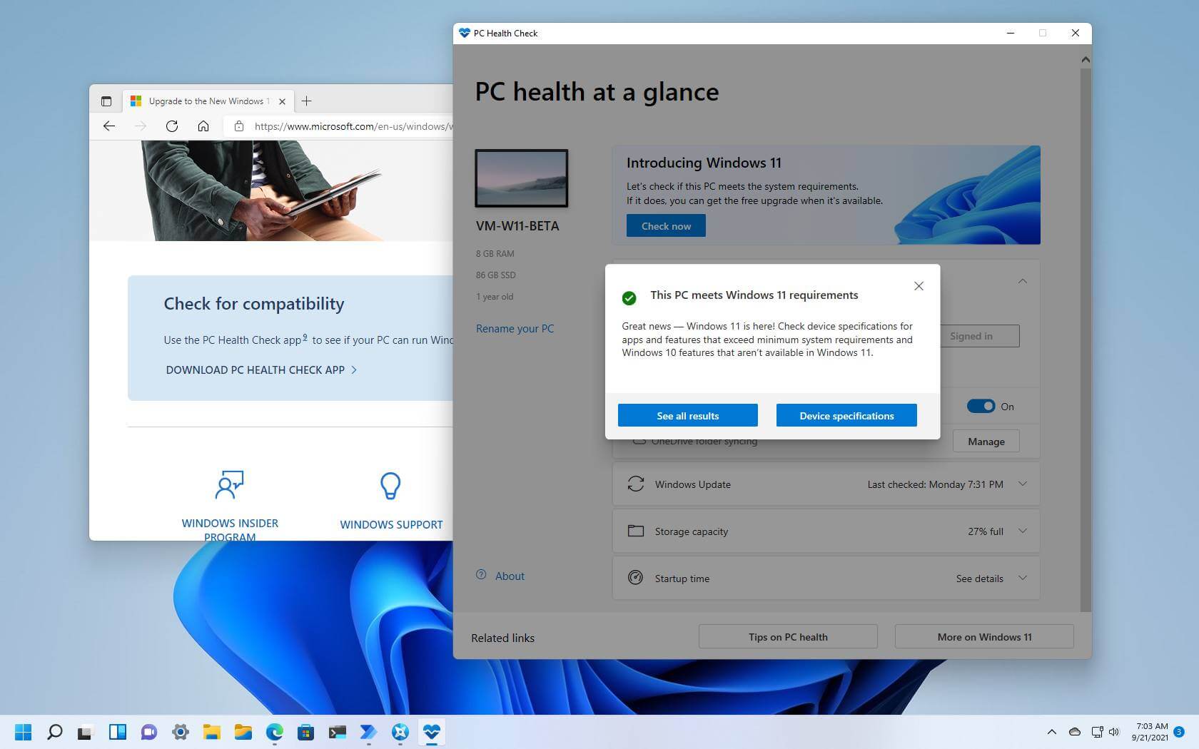 Pc check. PC Health check Windows 11.