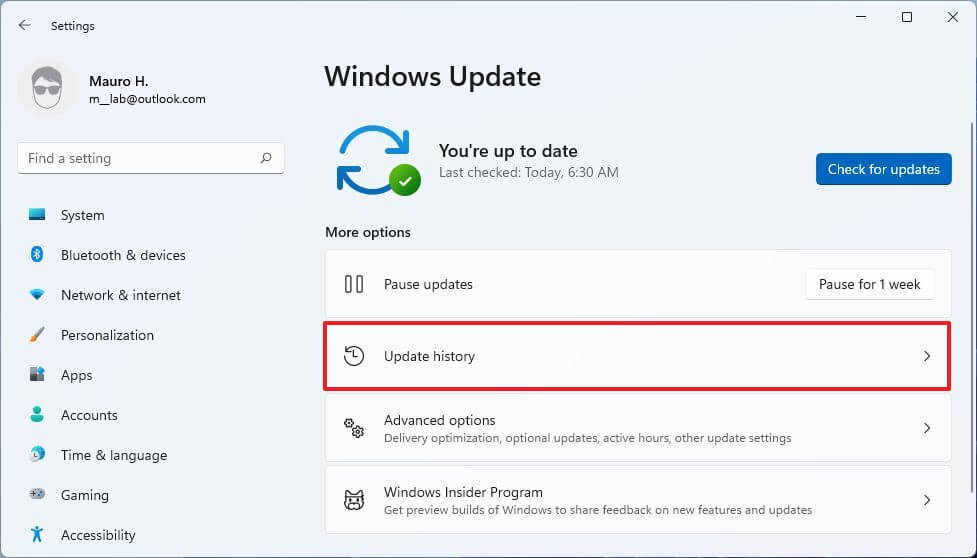 How To View Update History On Windows 11 Pureinfotech How To View Update History On Windows 11 Pureinfotech