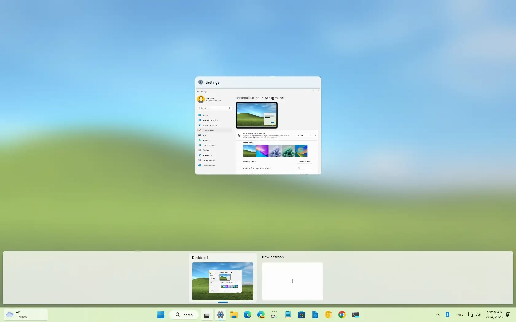 How to change Virtual Desktop wallpaper on Windows 11 - Pureinfotech