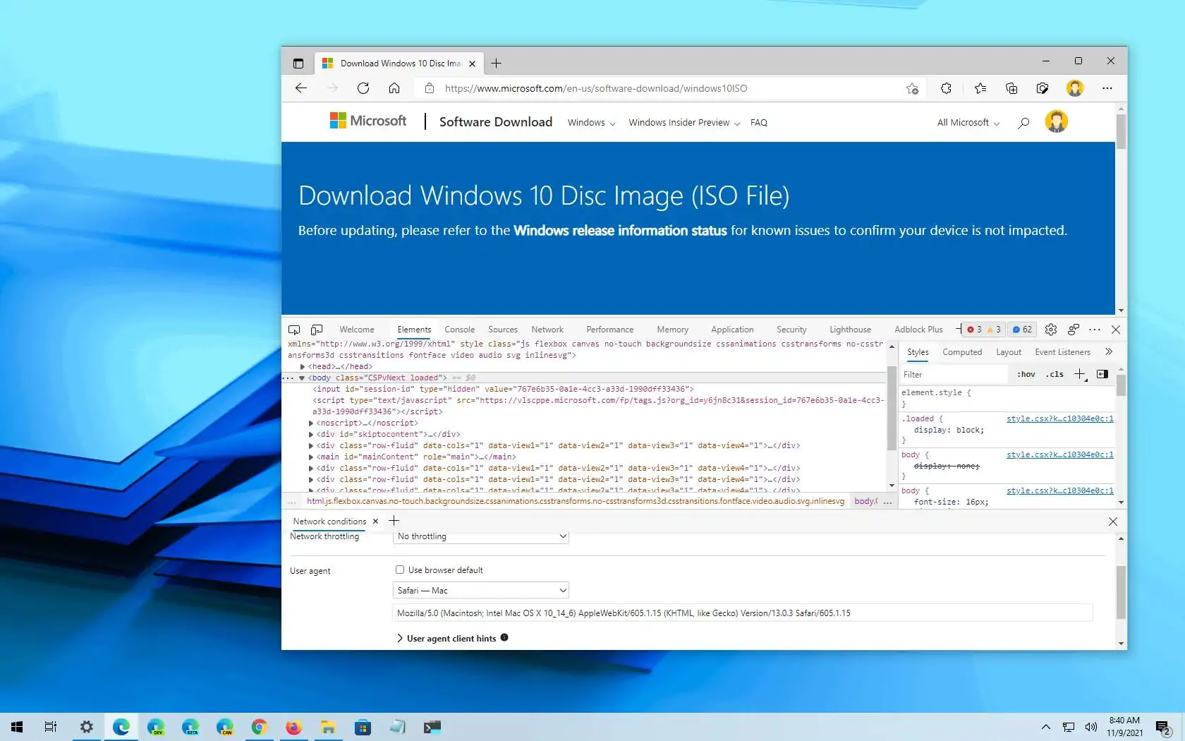 Windows 10 21H2 ISO File Direct Download Without Tool - Pureinfotech