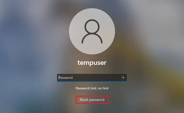 How to change account password from Lock screen on Windows 11 ...
