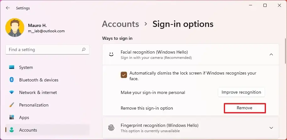 How To Set Up Windows Hello Facial Recognition On Windows 11 Pureinfotech How To Set Up Windows Hello Facial Recognition On Windows 11 Pureinfotech