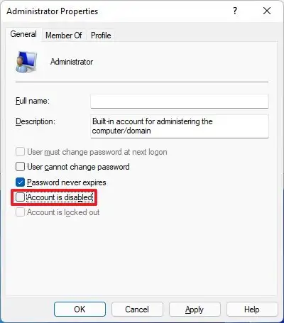 How To Enable Administrator Account On Windows 11 - Pureinfotech