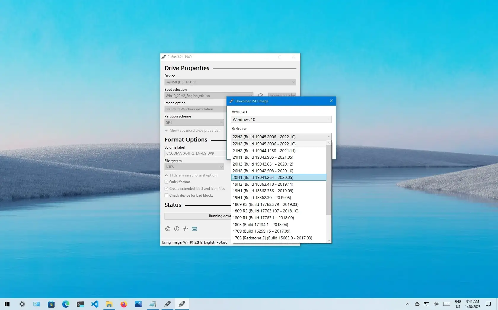 download older versions of windows 10