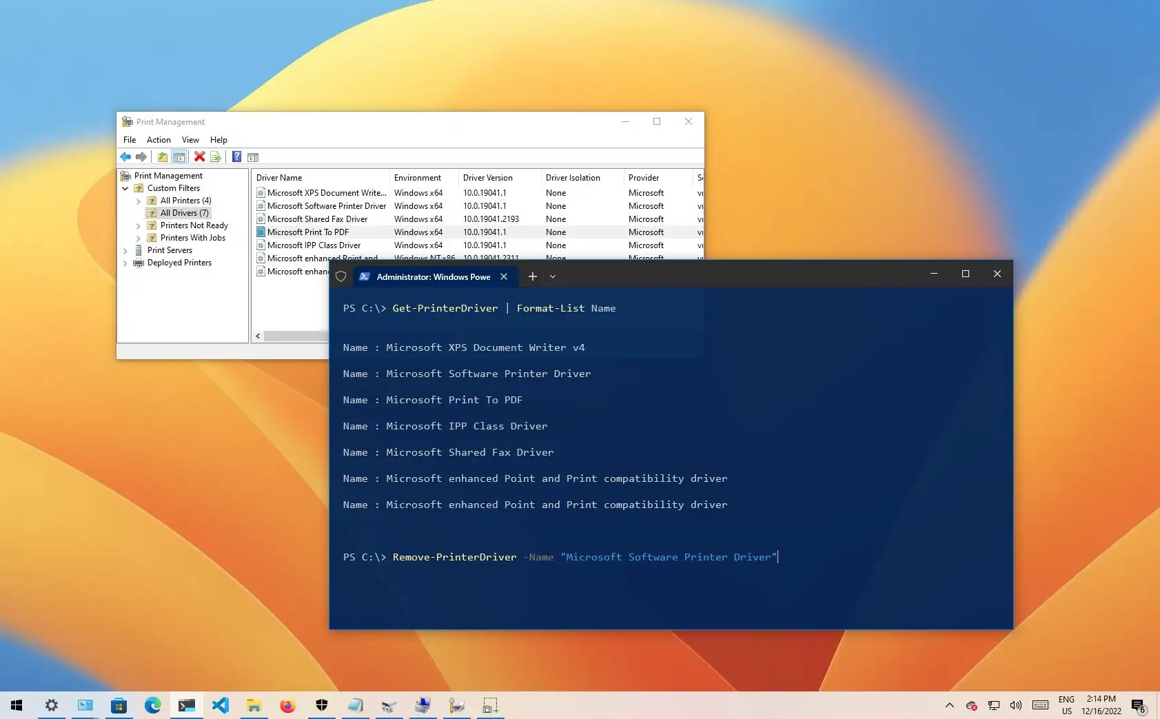 Pub stil Dwelling How to completely remove printer driver on Windows 10 - Pureinfotech
