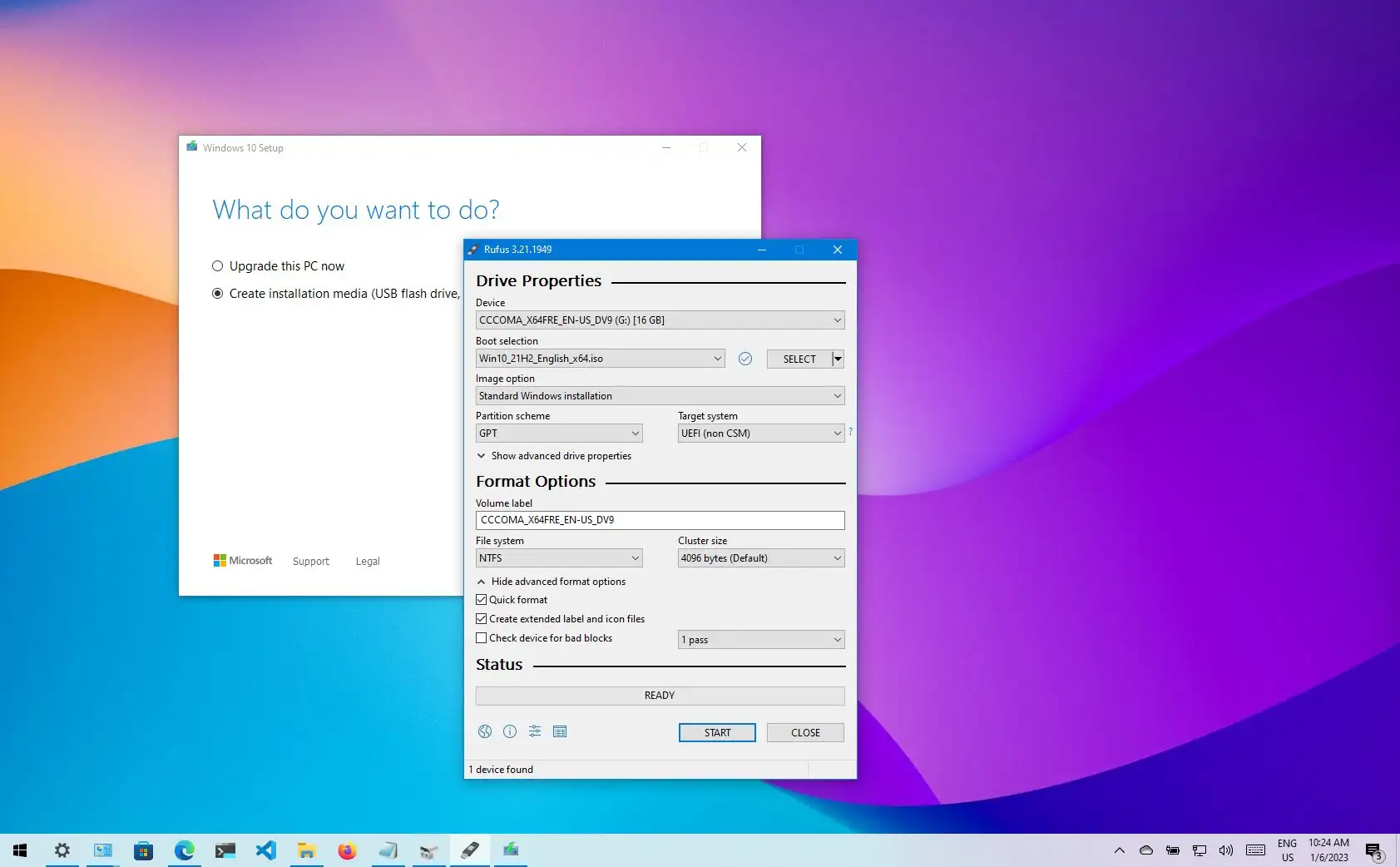 Krankzinnigheid Postbode Europa How to create bootable Windows 10 USB install media - Pureinfotech