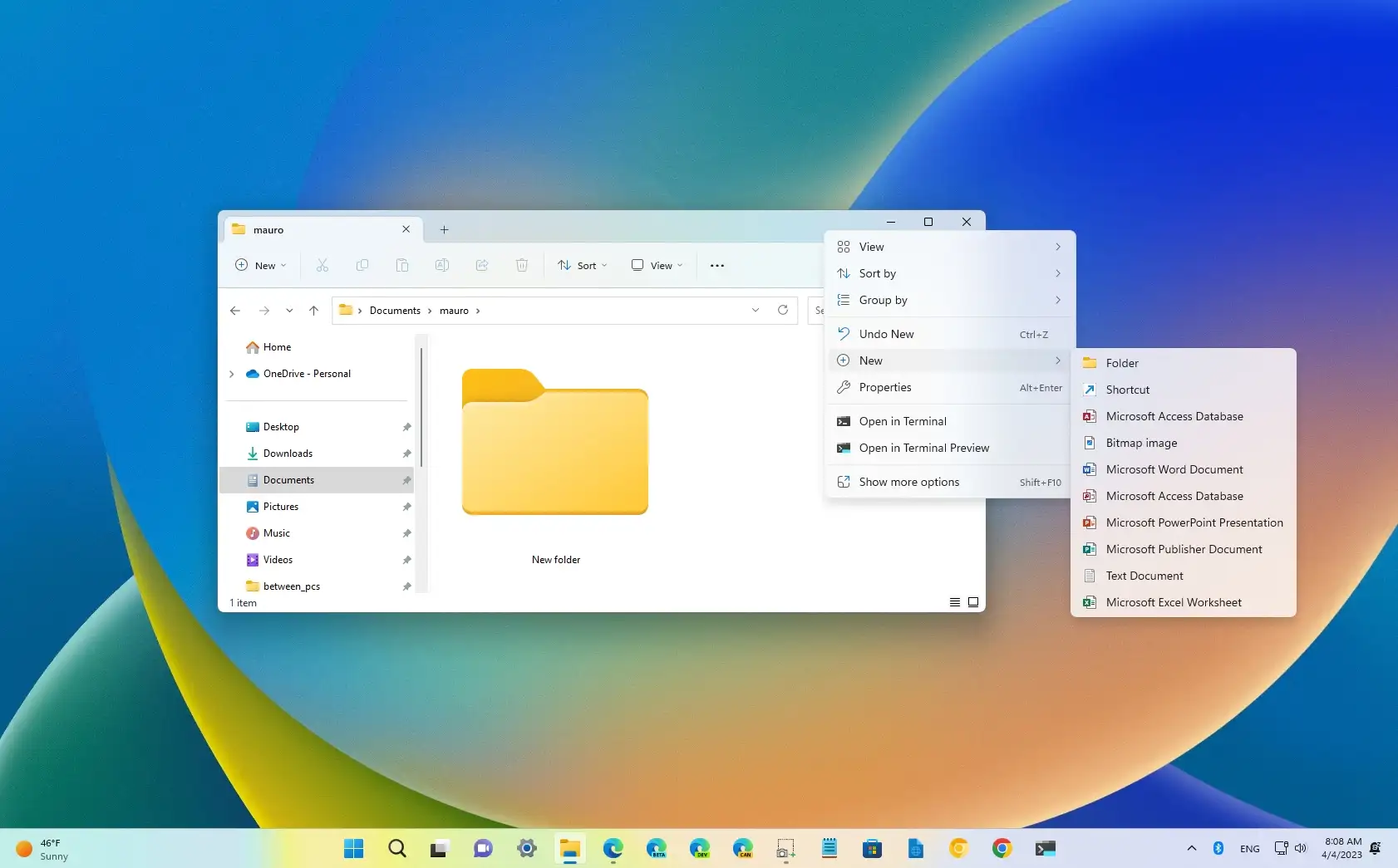 How to create new folder on Windows 11 - Pureinfotech