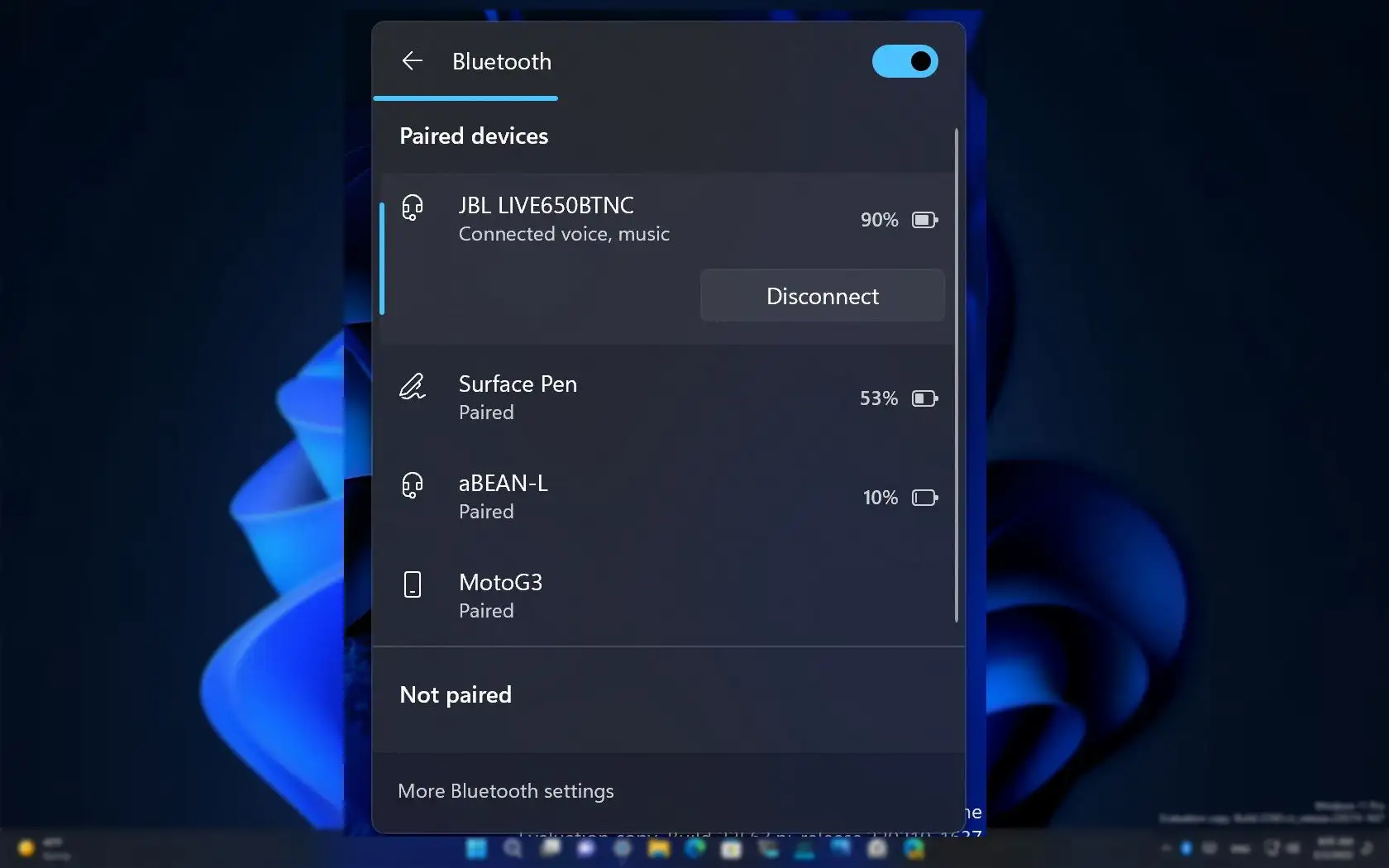 Windows 11 to get new Bluetooth UI to manage devices in Quick Settings