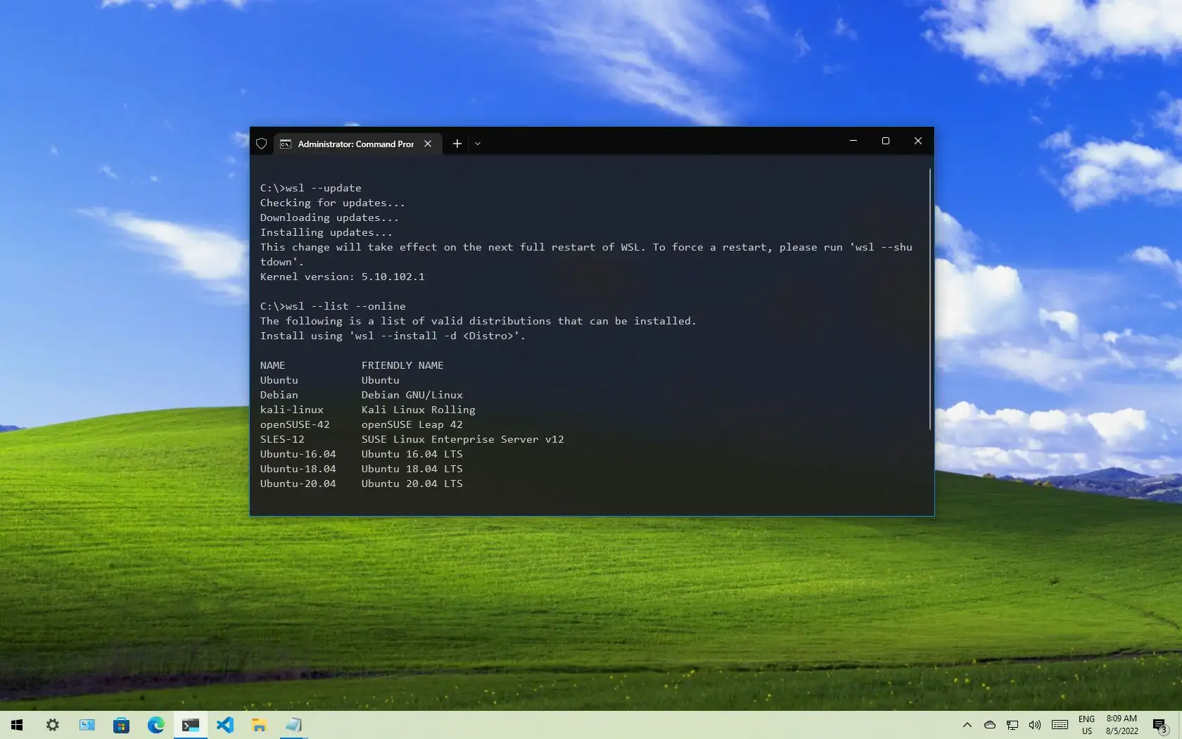 linux windows 10 download