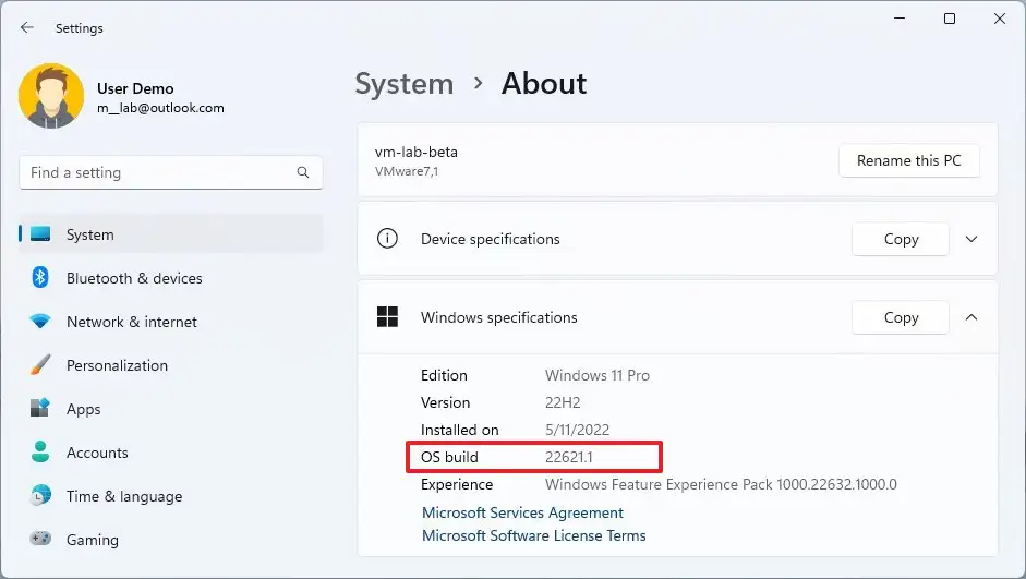 How To Check If Windows 11 22h2 Is Installed On Your Pc Pureinfotech How To Check If Windows 11 22h2 Is Installed On Your Pc Pureinfotech