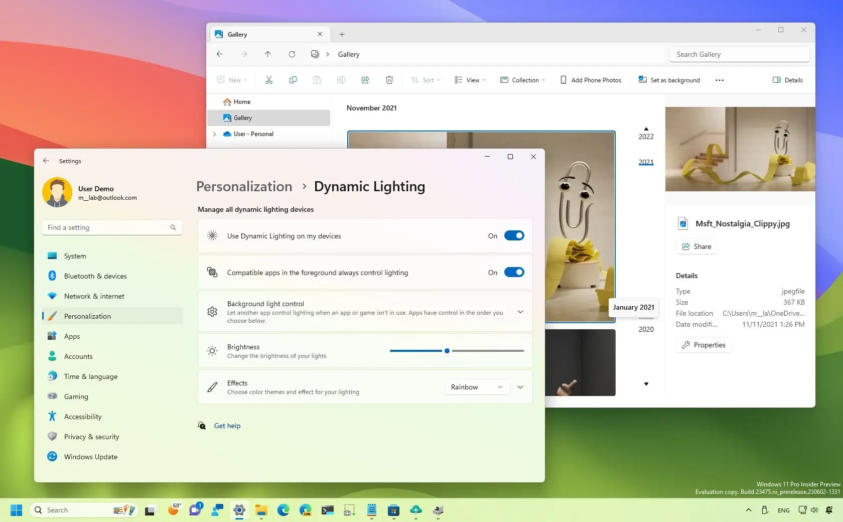 How to change wallpaper automatically on Windows 11 - Pureinfotech