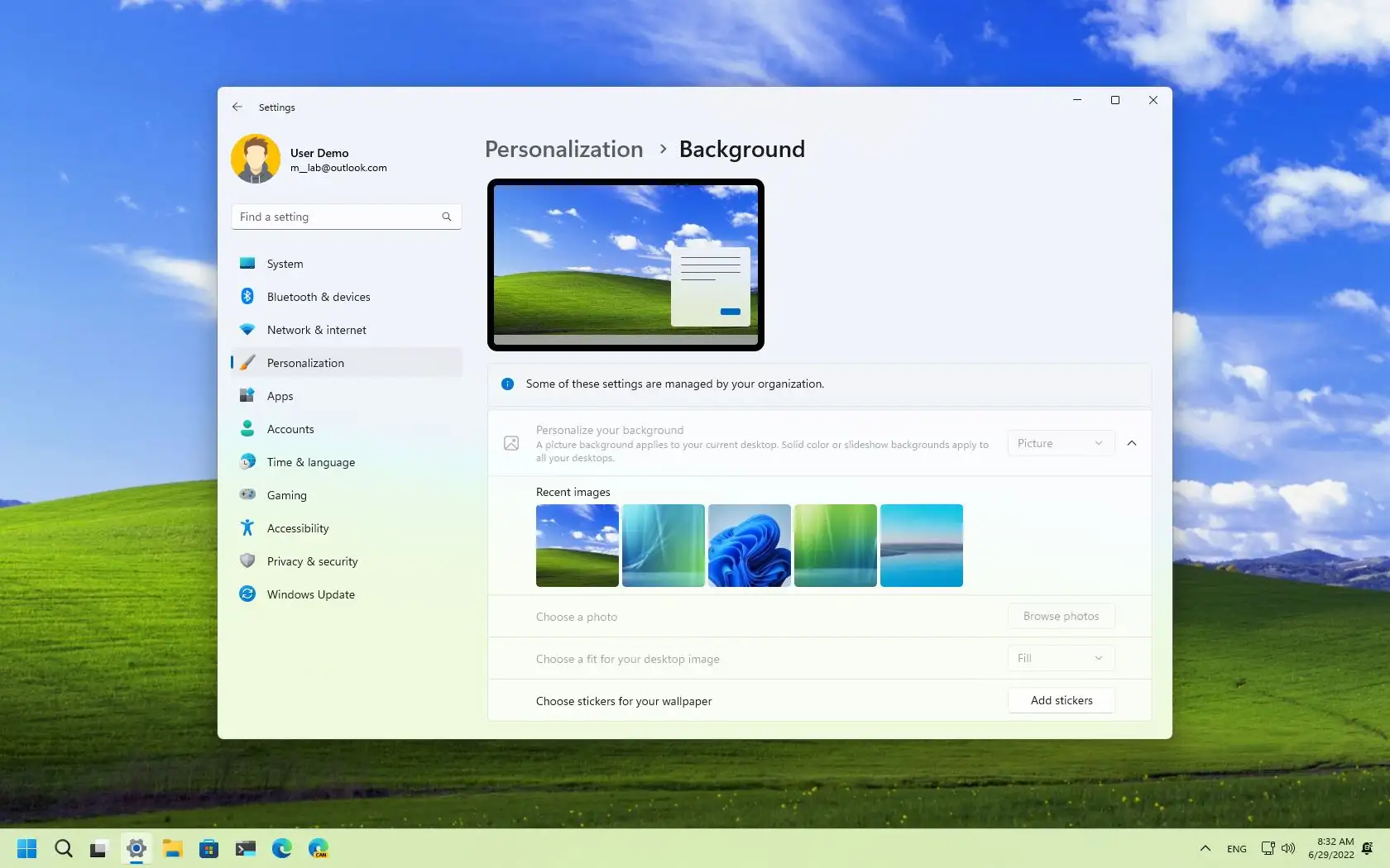 How to change desktop wallpaper without activation on Windows 11 -  Pureinfotech