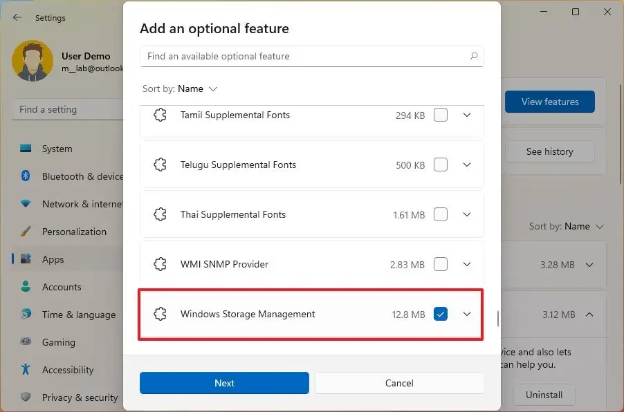 How To Install Optional Features On Windows 11 - Pureinfotech