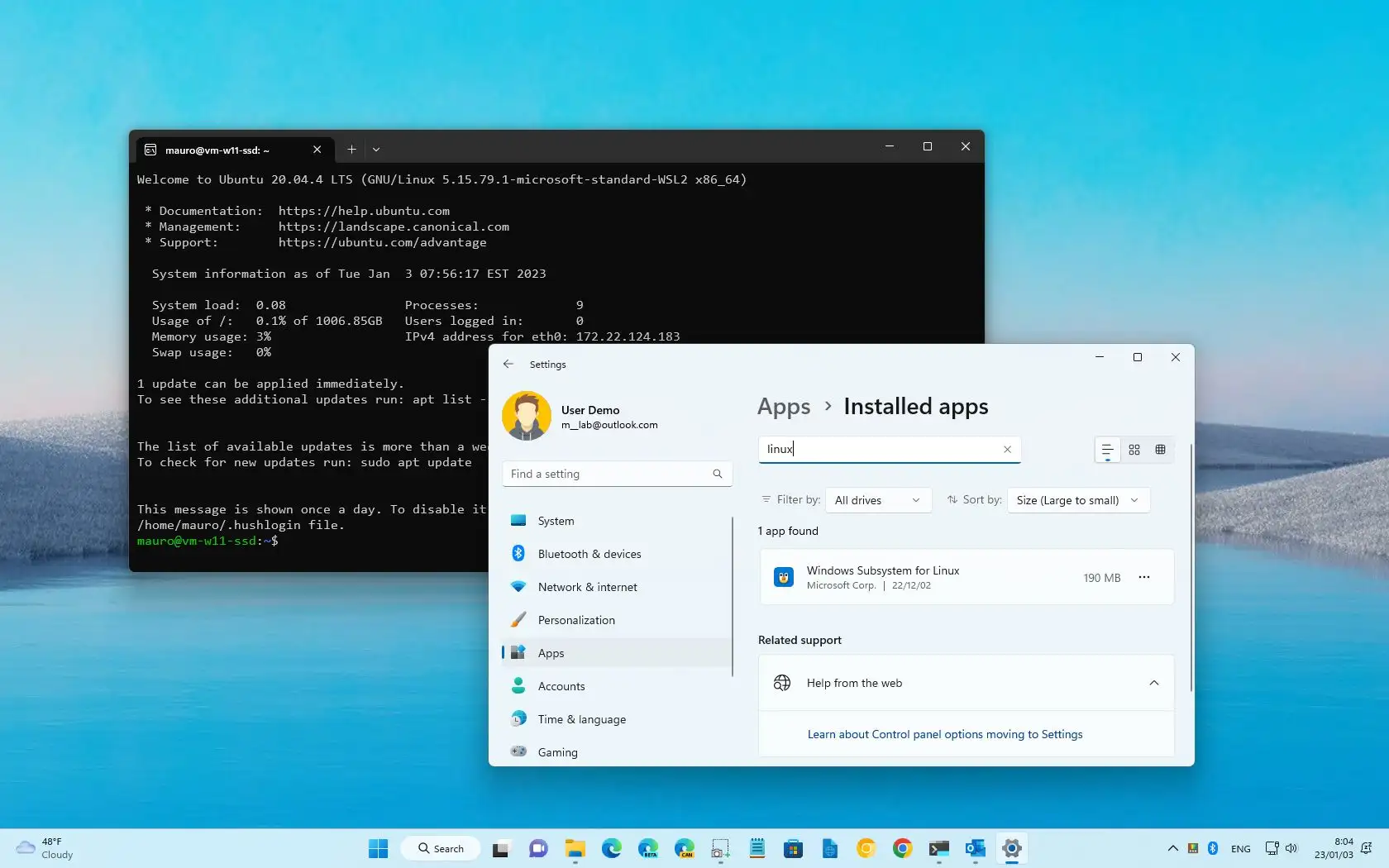 how to completely uninstall wsl windows 10