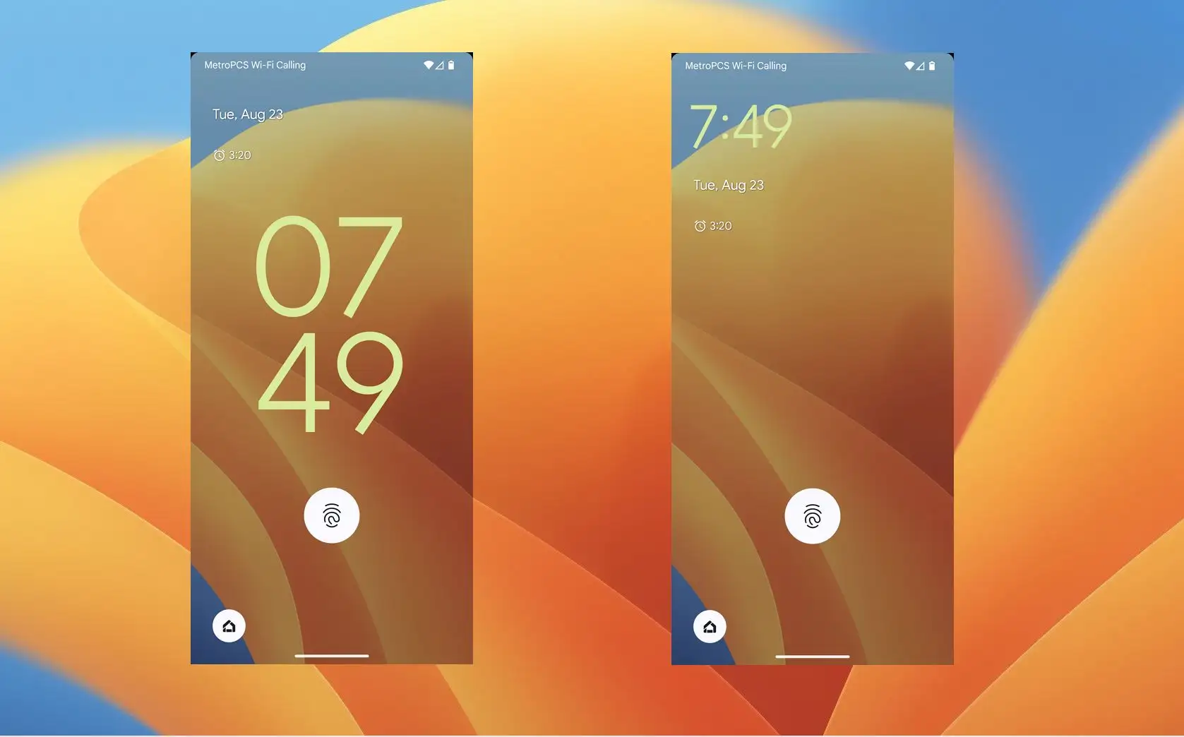How to disable lock screen double-line clock on Android - Pureinfotech