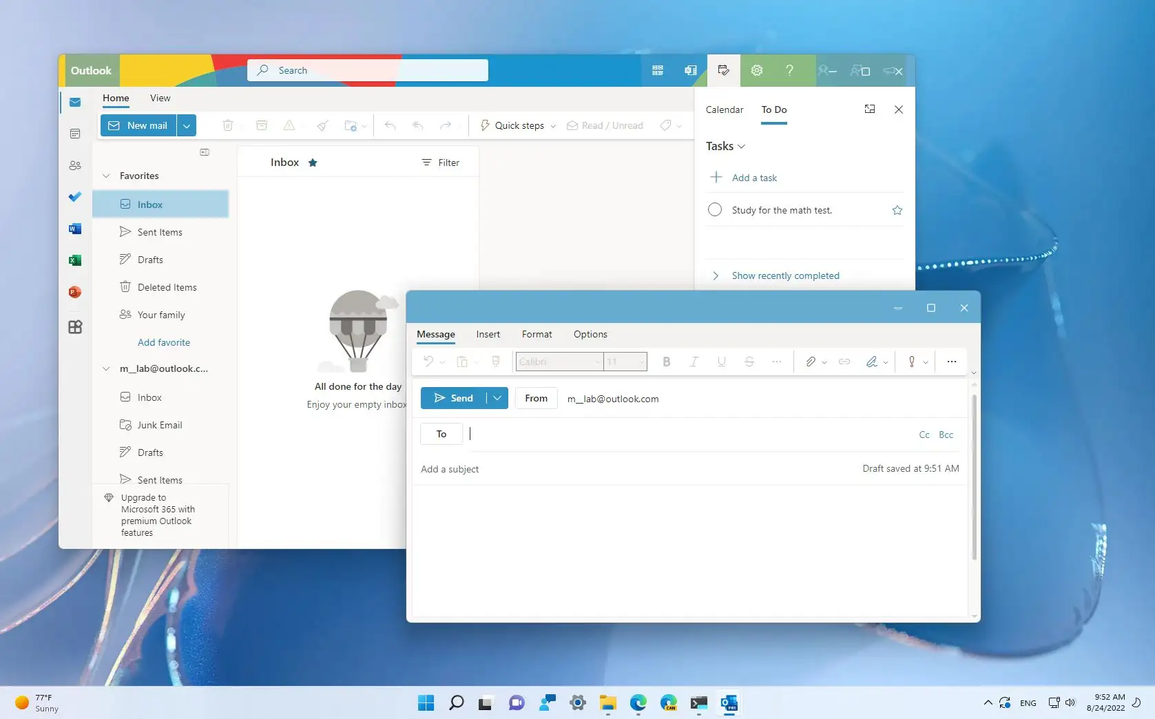 Windows 11's new Outlook app ready for personal accounts - Pureinfotech