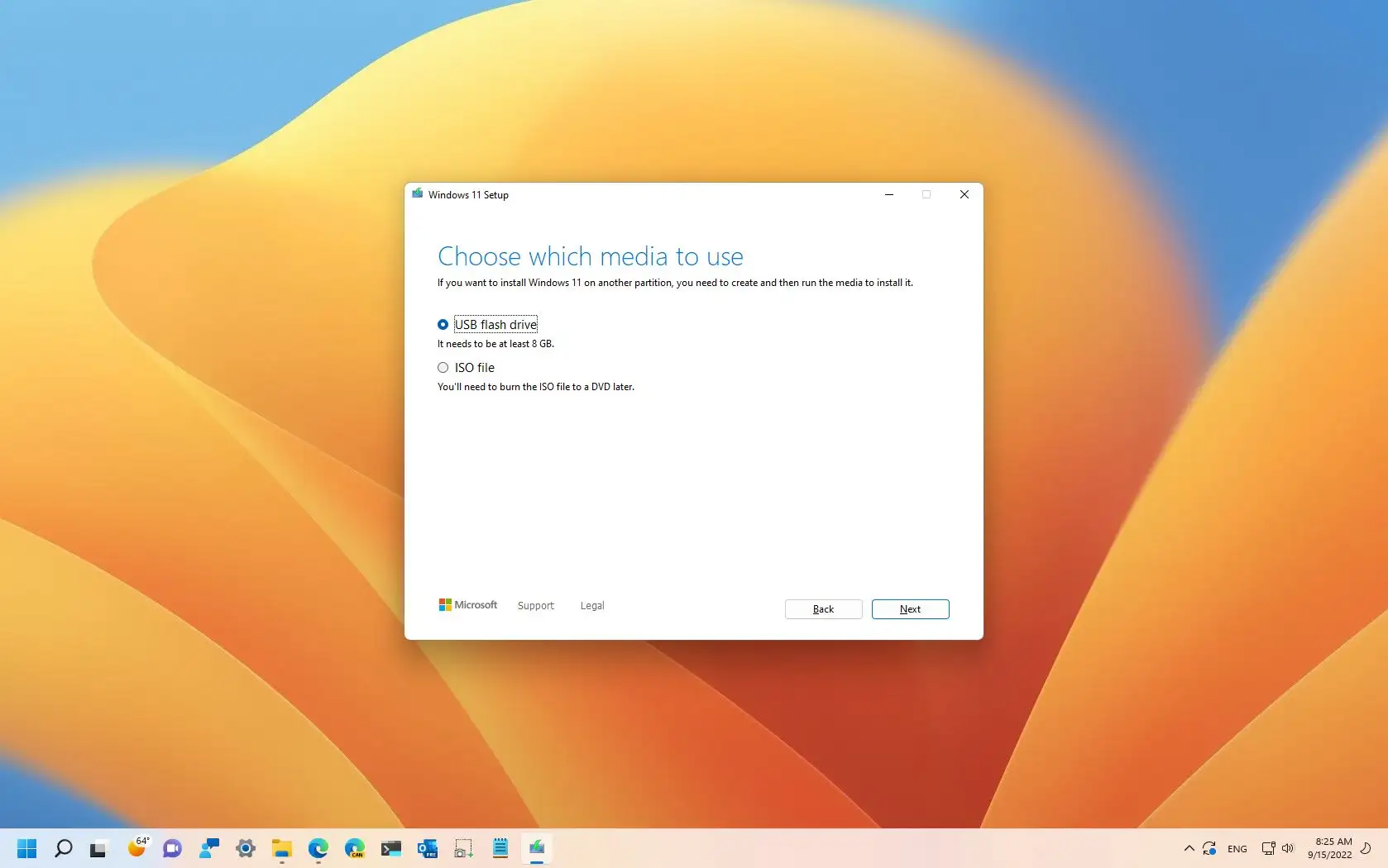 How to create bootable Windows 11 22H2 USB install media