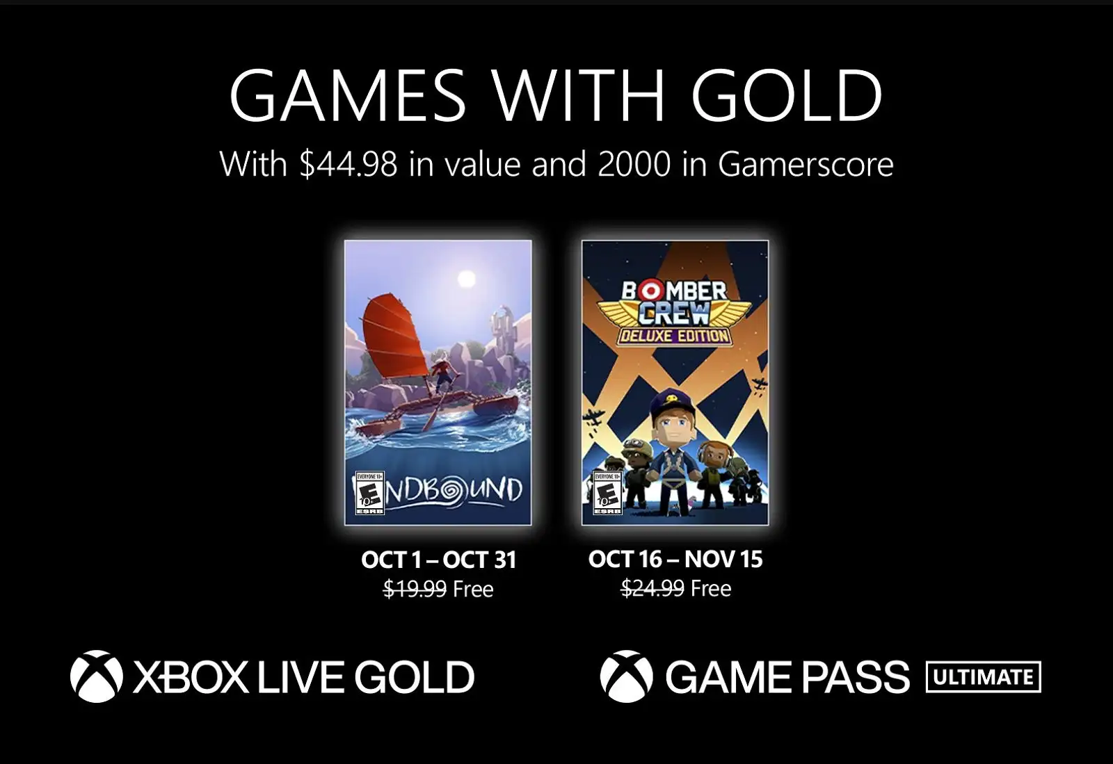 Games with 2024 gold november