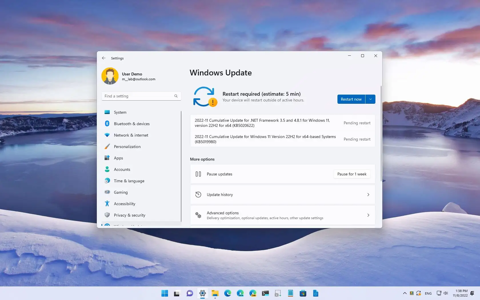 Windows 11 22H2 and 21H2 get updates KB5019980 and KB5019961 Pureinfotech