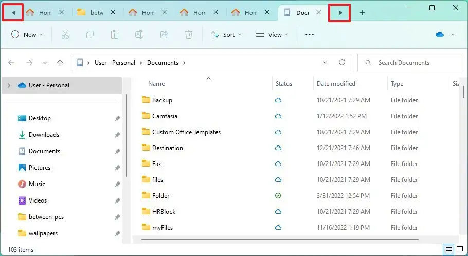 How to manage tabs on File Explorer for Windows 11 - Pureinfotech