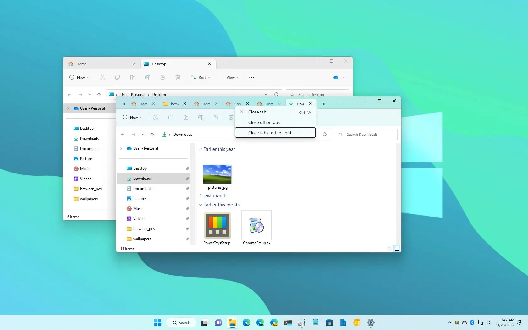 How To Manage Tabs On File Explorer For Windows 11 Pureinfotech