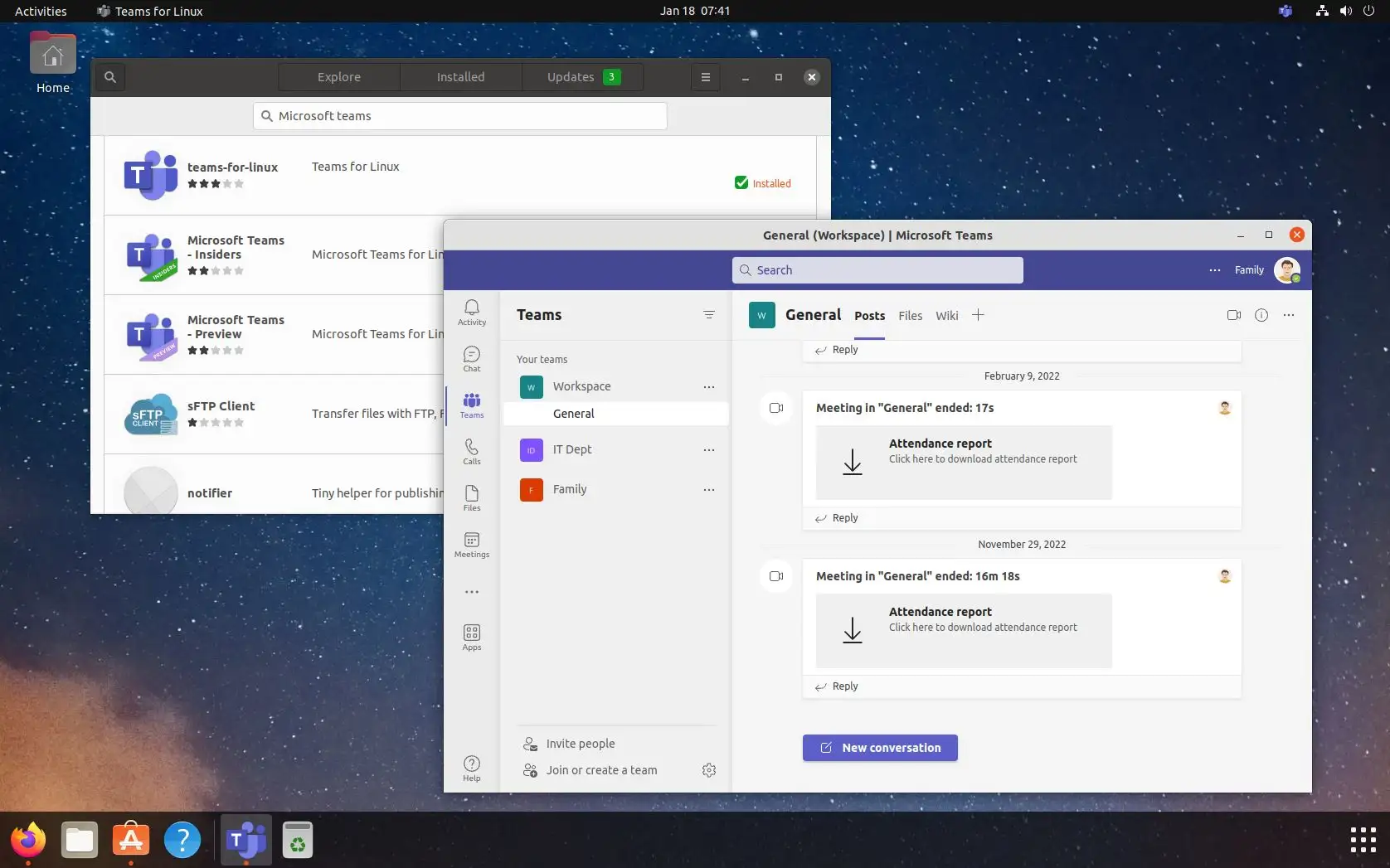 microsoft teams linux download deb