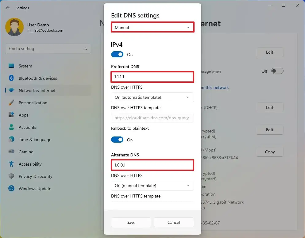 How To Change DNS Server Address On Windows 11 - Pureinfotech