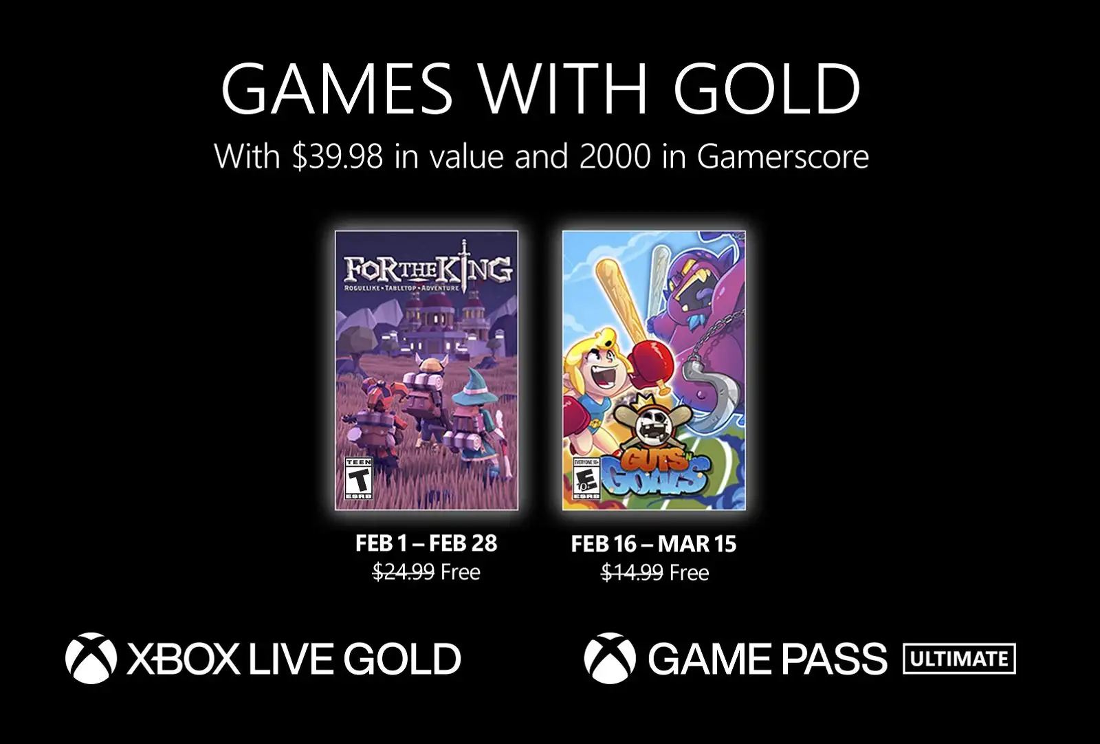 Xbox Games with Gold for February 2023 Pureinfotech