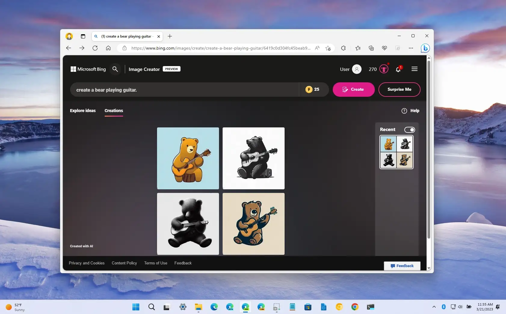 How To Create Images With AI On Bing Chat Pureinfotech
