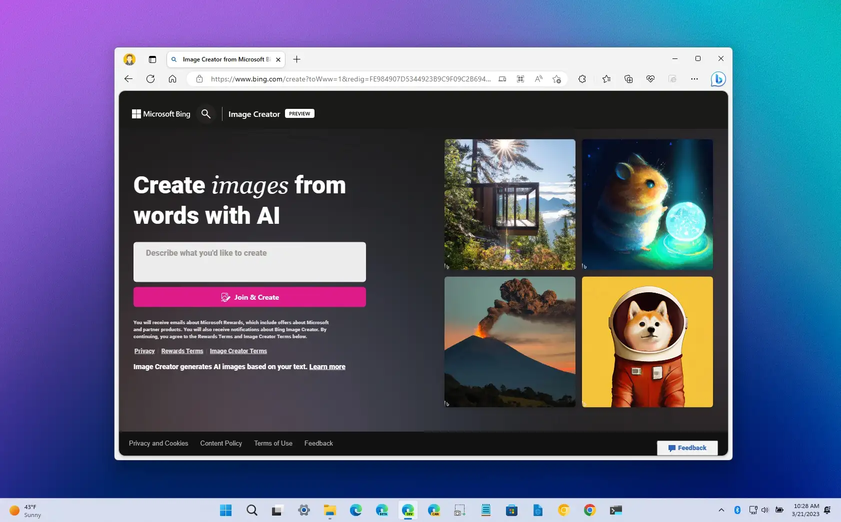 bing-chat-ai-gets-image-creator-feature-with-dall-e-model-pureinfotech