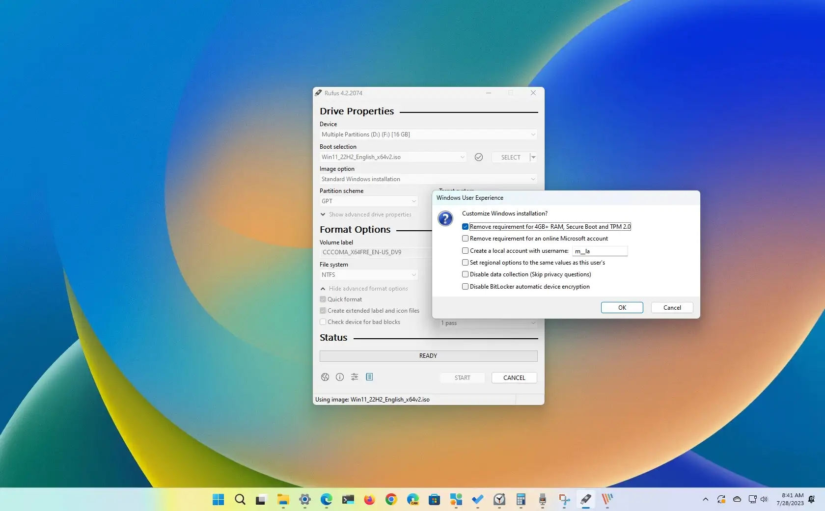 Rufus - Create bootable USB drives the easy way