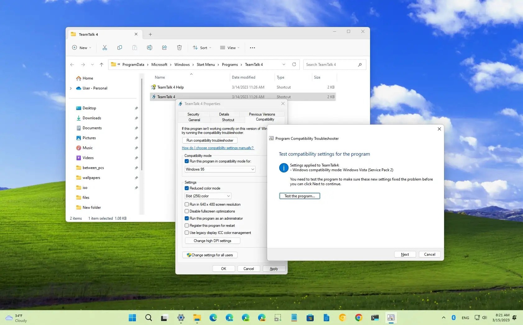 How To Run Old App In Compatibility Mode On Windows 11 Pureinfotech