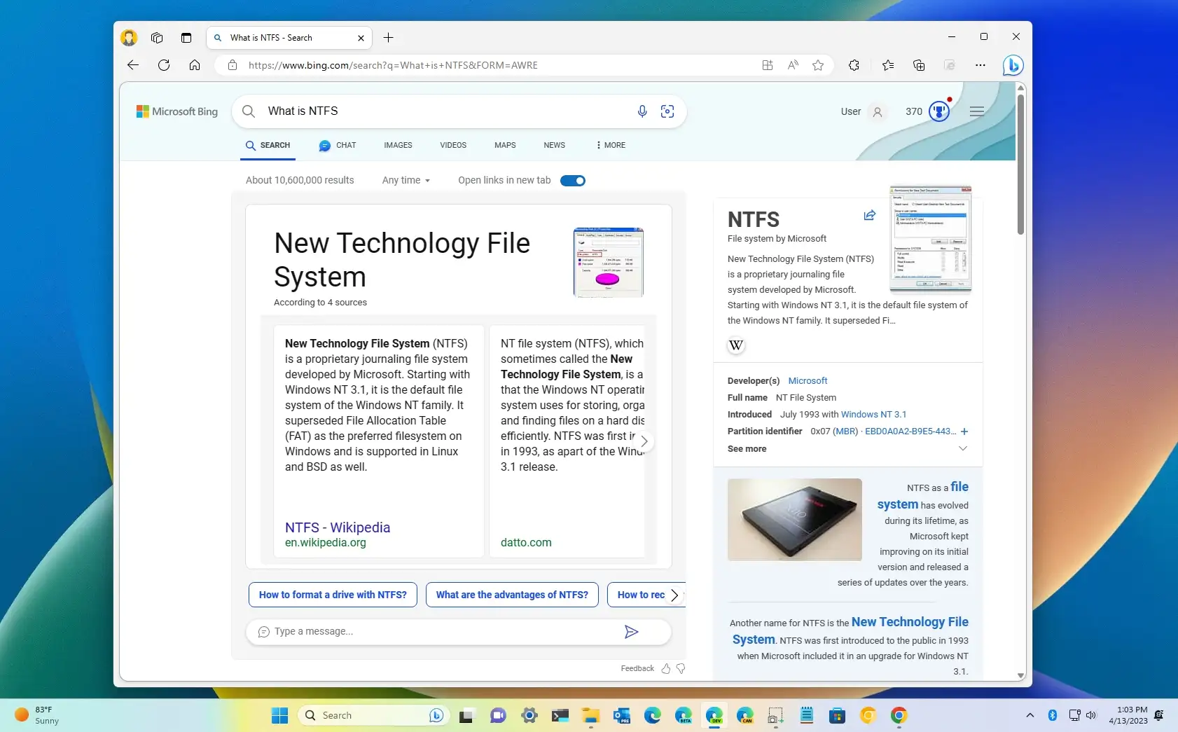 Bing Chat Ai Answers Are Coming To Search Results Pureinfotech Bing Chat Ai Answers Are Coming To Search Results Pureinfotech