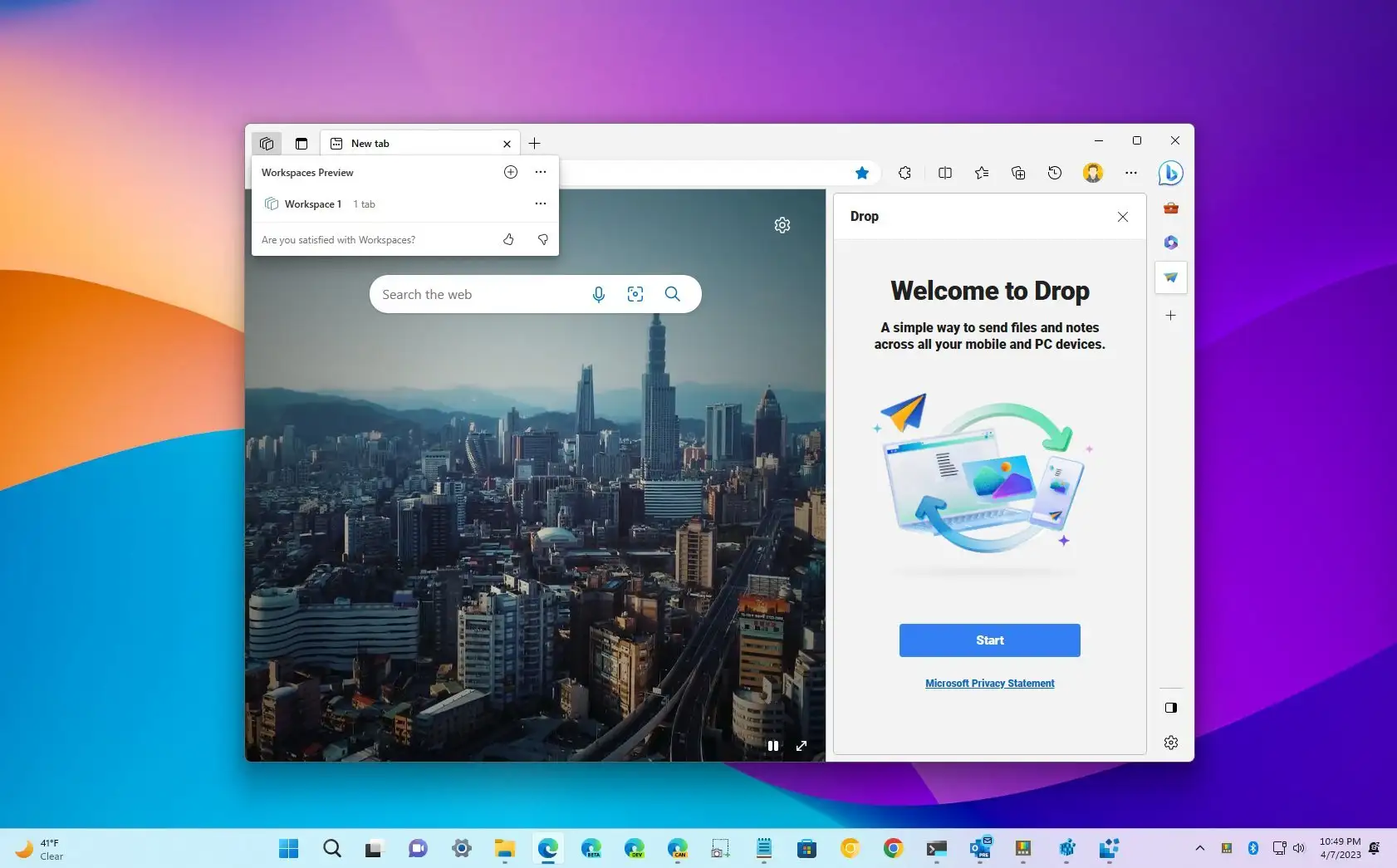 Microsoft Edge Features 2023 - Image to u