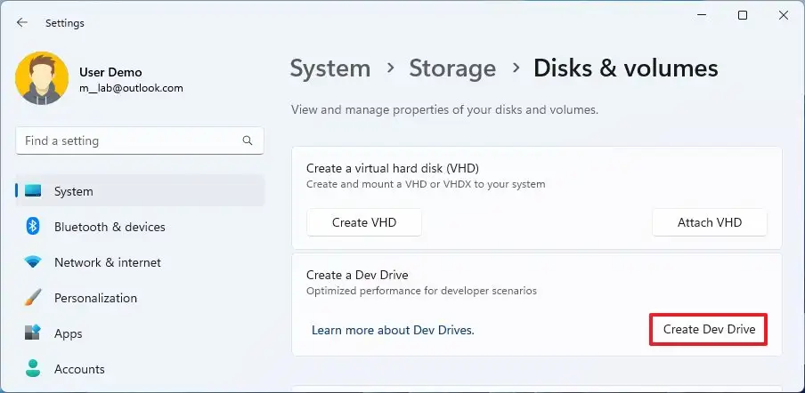 How To Create Dev Drive On Windows 11 - Pureinfotech