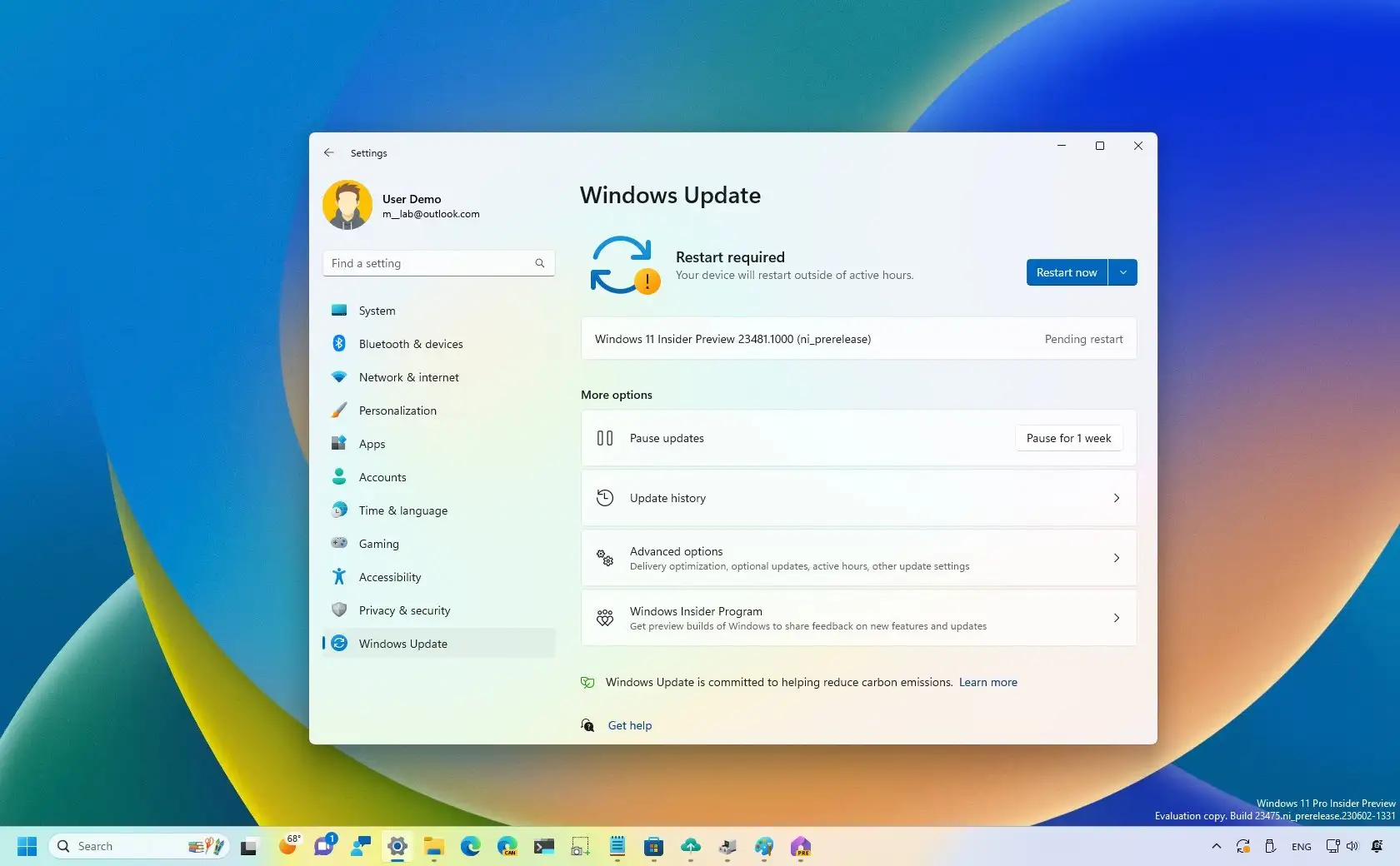 Windows 11 build 23481 outs in the Dev Channel - Pureinfotech